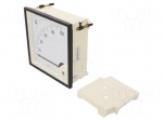 Ammeter | on panel | I AC: 0&divide;100A | True RMS | Class: 1.5 | 40&divide;72Hz | 600V