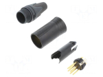 Connector: XLR | plug | male | audio video | XX | 7.5A | PIN: 6 | straight