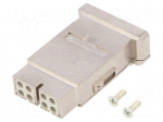 Connector: HDC | contact insert | female | PIN: 8 | MegaBit | 1.6mm