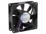 Fan: DC | axial | 12VDC | 80x80x25.4mm | 69m3/h | 32dBA | slide | 3100rpm