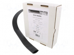 Heat shrink sleeve | glueless | 2: 1 | 19mm | L: 5m | black | polyolefine