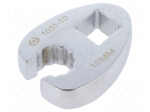 Wrench: ring half-open | 10mm | L: 36.5mm | Chrom-vanadium steel