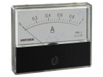 Ammeter | on panel | I DC: 1A | Class: 2.5 | 70x60mm
