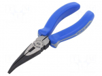 Pliers | curved,universal | two-component handle grips | 163mm