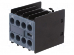 Auxiliary contacts | Size: S0,S00,S2 | screw terminals | front