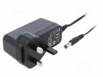 Power supply: switching | mains,plug-in | 15VDC | 1.6A | 24W | 85%