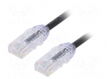 Patch cord | TX6A-28&trade;,U/UTP | Cat: 6a | RJ45 plug,both sides | wire