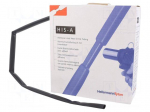 Heat shrink sleeve | glued | 3: 1 | 9mm | L: 5m | black