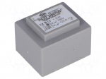 Transformer: encapsulated | 2VA | 230VAC | 12V | 160mA | PCB | IP00