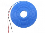 NEON LED tape | blue | 2835 | LED/m: 120 | 6mm | IP65 | 8W/m | Thk: 12mm
