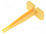 Tool: for removal | 12AWG | yellow | contacts