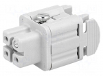 Connector: HDC | contact insert | female | EPIC H-A | PIN: 4 | 23A | 400V