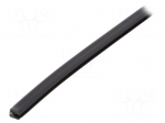 Hole and edge shield | polyetylene | L: 30.5m | black | H: 5.6mm | glued