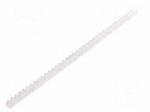 Hole and edge shield | polyamide | L: 30.5m | natural | H: 3.6mm