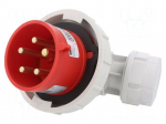 Connector: AC supply 3-phase | plug | male | 32A | 400VAC | IEC 60309