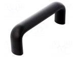 Holder | technopolymer PP | black | H: 53mm | L: 148mm | W: 26mm | blind