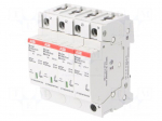 Surge arrester | Type 2 | Poles: 3+N | In 8/20us: 40kA | -40&divide;80&deg;C | IP20