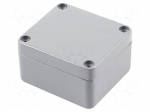 Enclosure: multipurpose | X: 58mm | Y: 64mm | Z: 36mm | 1590Z | aluminium