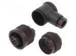 Connector: circular | 250V | 10A | PIN: 7 | plug | female | screw terminal
