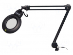 Tool: desk magnifier | ESD,with backlight | 110&divide;240VAC | Mag: x1.75