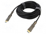 Cable | micro HDMI plug,both sides | PVC | HDMI 2.0,optical | 10m