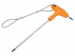 Wrench: Torx&reg; | TX10 | 179mm | Kind of handle: T