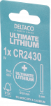Ultimate Lithium batterie DELTACO 3V, CR2030 button cell, 1-pack / ULT-CR2430-1P