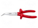 Pliers | insulated,curved,half-rounded nose | 200mm | 512/1VDEDP