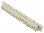 Connector: DIN 41612 | socket | female | PIN: 96 | straight | THT | 2.54mm