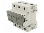Fuse disconnector | D02 | for DIN rail mounting | 63A | 400V | Poles: 3