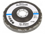Grinding wheel | fleece | Dim: &Oslash;125x12mm | Mount.hole diam: 22mm
