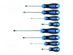 Screwdriver: universal-set | Phillips,slot | Features: magnetic