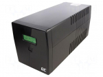 Power supply: UPS | 600W | 1kVA | 207&divide;253V | 353x149x162mm | 7Ah | 2&divide;10ms