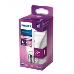 PHILIPS LED ar dienasgaismas sensoru 60W A60 E27 Auksti balta 4000K matēta spuldze 8718699782719 929001383731