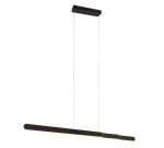 Trio Helios LED piekarama lampa 82,5-130 cm matt black brushed steel 343310332 4017807577839