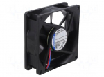 Fan: DC | axial | 12VDC | 80x80x25mm | 69m3/h | 32dBA | ball | 3100rpm
