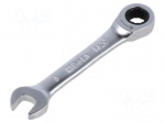 Wrench: combination spanner | rattle | 8mm | L: 88mm