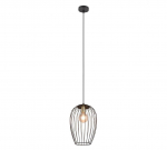 Trio-Lighting Grid  1-pc 28 cm E27 matt black piekaramā lampa