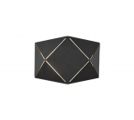 Trio-Lighting Zandor LED  18 cm matt black sienas lampa