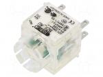Contact block | IP00 | Contacts: NO x2 | AC load @R: 1.5A/250VAC