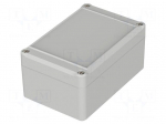 Enclosure: multipurpose | X: 80mm | Y: 120mm | Z: 57mm | EUROMAS II | grey