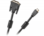 Arvuti komponendid ja tarvikud // PC/USB/LAN kaablid // Kabel DVI-HDMI 5m  GOLD v1.3b