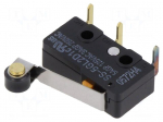 Microswitch SNAP ACTION | 3A/250VAC | with lever (with roller)