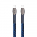 CABLE USB-C TO USB-C 1.2M/BLUE PS6105 BL12 RIVACASE