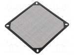Filter | &Oslash;140mm | aluminium | 1pcs | black | Mounting: screw | Kit: filter