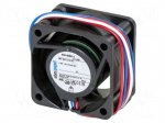 Fan: DC | axial | 24VDC | 40x40x20mm | 17m3/h | slide | 11700rpm