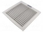 Fan: AC | axial | 230VAC | 120m3/h | 49dBA | ball | IP55 | 250x250x107mm