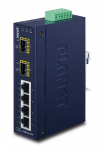 PLANET ISW-621TF network switch Unmanaged L2 Fast Ethernet (10/100) Blue