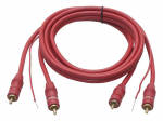 TV, SAT, HDMI, DVI kaablid ja tarvikud // HDMI, DVI, AUDIO &uuml;henduskaablid ja tarvikud // 4419# Przyłącze 2xrca 6mm  1,5m czerwone
