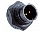 Connector: circular | 5A | 300V | plug | male | PIN: 6 | IP67 | straight